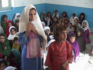 Afghan Girls in Class