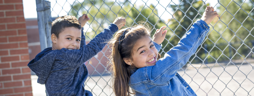 Children playing outside