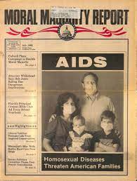 newspaper image of the AIDs epidemic